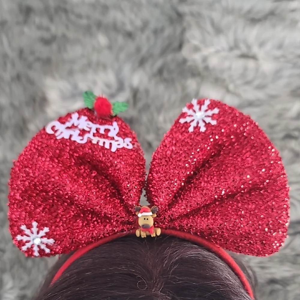 Sparkling Red Holiday Headband